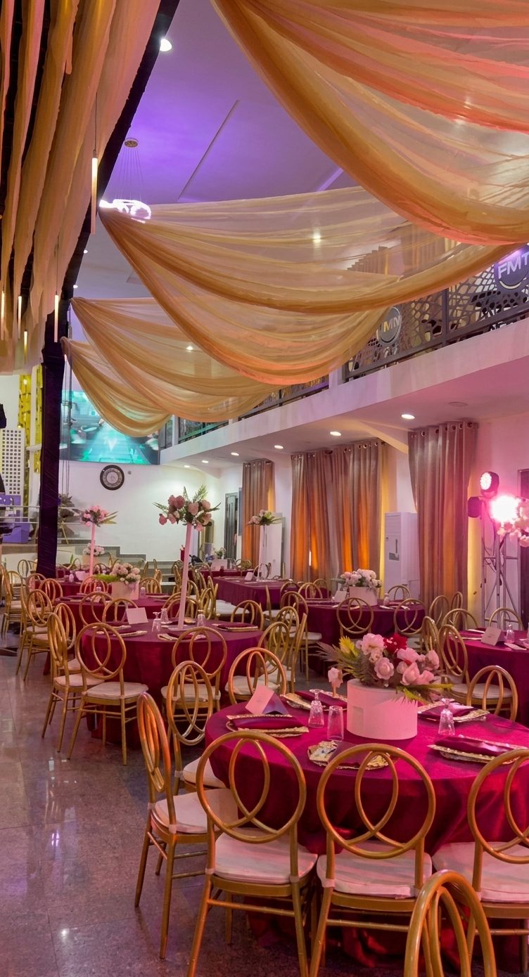 Event hall after AmbiReign Spaces styling